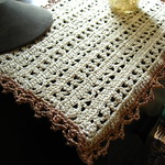 Rectangular lace doily